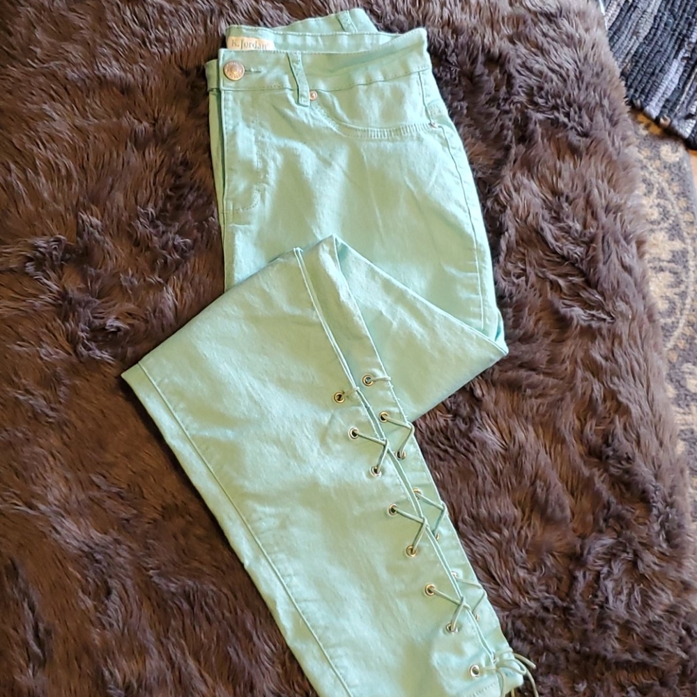 K Jordan Lace Up Skinny Jean